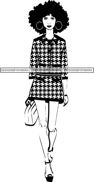 Afro Woman SVG Free Cut Files For Silhouettes and Cricut