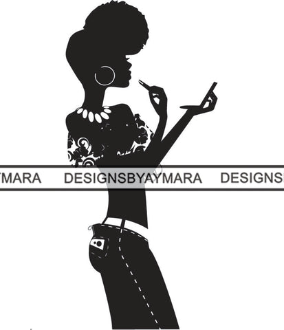 Beautiful Woman SVG Goddess Fabulous Stylish Queen Diva Classy Lady  .SVG .EPS .PNG Vector Clipart Digital Cricut Circuit Cut Cutting