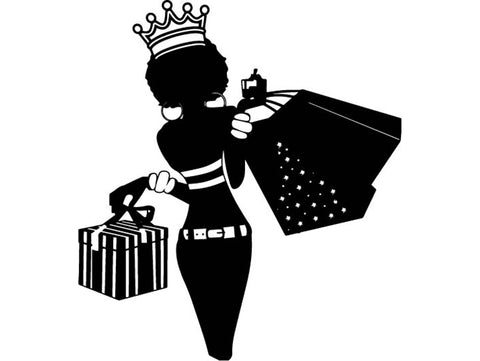 Black Queen SVG For Silhouette and Cutting File