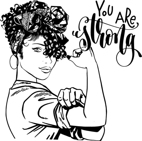 Afro Beautiful Black Woman SVG African American Ethnicity Afro Puffy Hairstyle Beauty Salon Queen Diva Classy Lady  Beautiful People Beauty Salon Princess