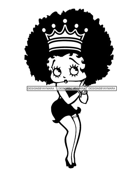 Black Queen SVG File For Silhouette and Cutting