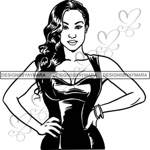 Afro Woman SVG Free Cut Files For Silhouettes and Cricut