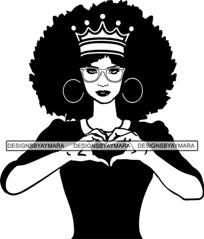 Black Queen SVG File For Silhouette and Cutting