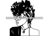 Beautiful Afro Woman SVG Make Up Artist Fabulous Queen Diva Classy Lady Princess Hairstyle Lips Eyelashes SVG PNG EPS JPG Vector Cricut Cutting Circuit Cut