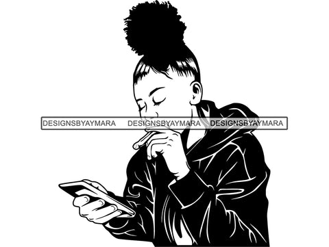 Afro Woman SVG African American Ethnicity Smoking Smoke Smoker Weed Cannabis Marijuana Blunt Join 420 High Life Woman Power Fashion Confidence Afro Puffy Hairstyle Beauty Salon Queen Diva Classy Lady  Beautiful People Princess